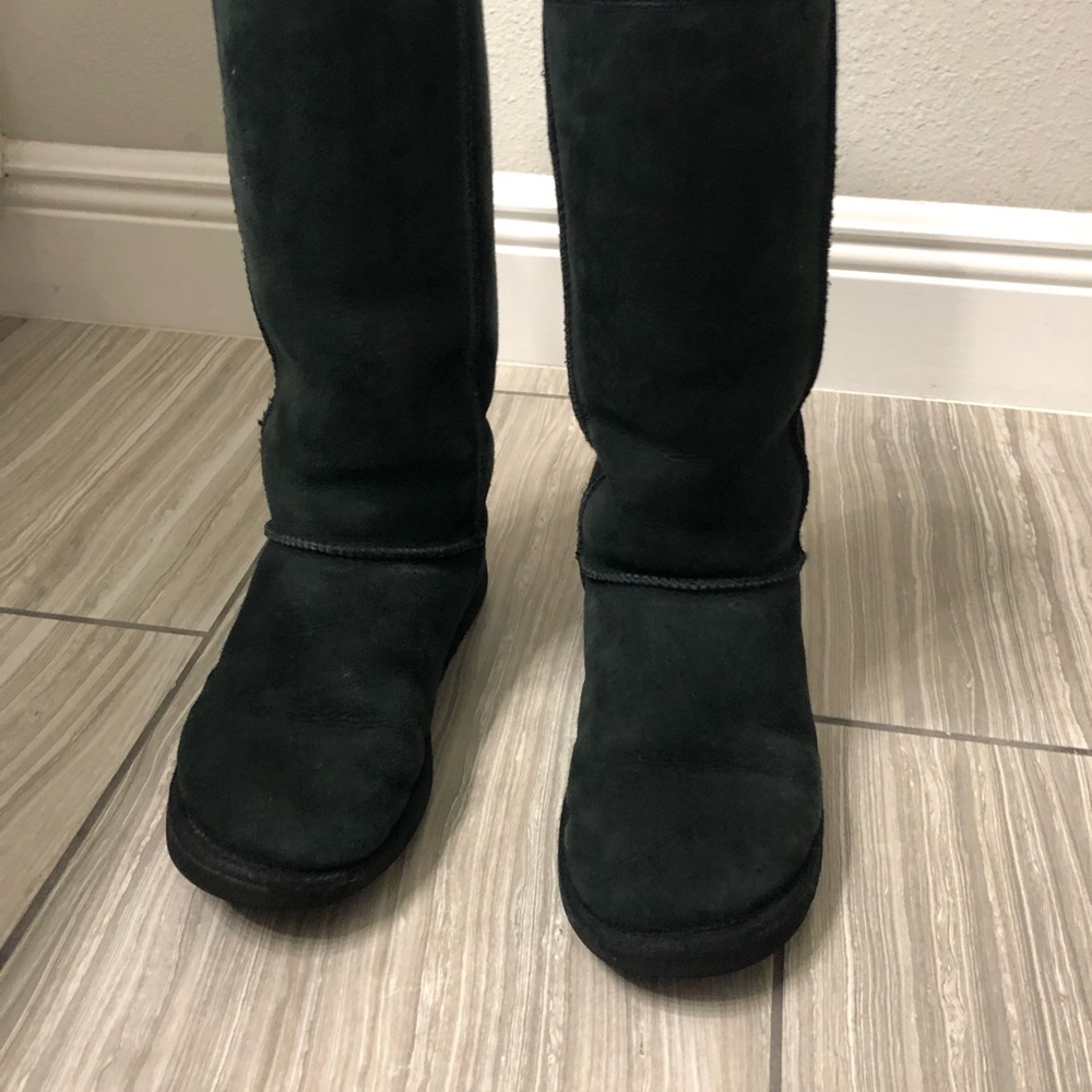 Tall black Ugg size 8W